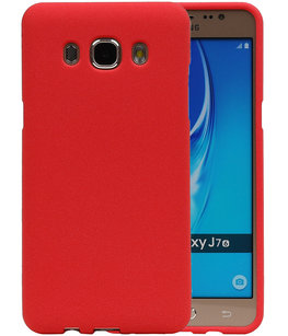 Rood Zand TPU back case cover voor Hoesje voor Samsung Galaxy J7 2016
