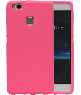 Roze Zand TPU back case cover voor Hoesje voor Huawei P9 Lite