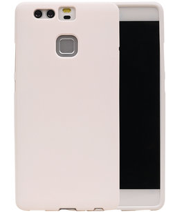 Wit Zand TPU back case cover voor Hoesje voor Huawei P9 Wit Zand TPU back case cover voor Hoesje voor Huawei P9
