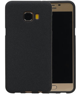 Zwart Zand TPU back case cover voor Hoesje voor Samsung Galaxy C5