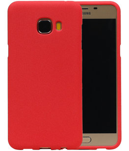 Rood Zand TPU back case cover voor Hoesje voor Samsung Galaxy C5