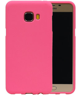 Roze Zand TPU back case cover voor Hoesje voor Samsung Galaxy C5