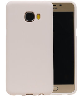 Wit Zand TPU back case cover voor Hoesje voor Samsung Galaxy C5