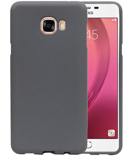 Grijs Zand TPU back case cover voor Hoesje voor Samsung Galaxy C7