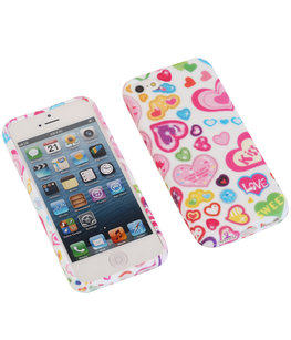 Kiss TPU back case cover voor Hoesje voor Apple iPhone 5 / 5s / SE Kiss TPU back case cover voor Hoesje voor Apple iPhone 5 / 5s / SE