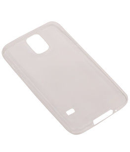 Hoesje voor Samsung Galaxy S4 Cover Hoesje Tpu Wit-Transparant Hoesje voor Samsung Galaxy S4 Cover Hoesje Tpu Wit-Transparant