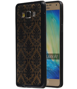 Zwart Brocant TPU back case cover voor Hoesje voor Samsung Galaxy A7 2015