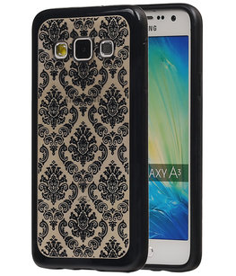 Zwart Brocant TPU back case cover voor Hoesje voor Samsung Galaxy A3 2015