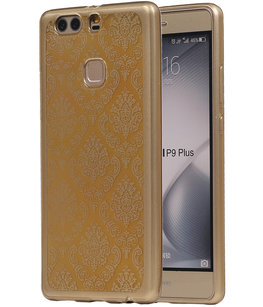 Goud Brocant TPU back case cover voor Hoesje voor Huawei P9 Plus