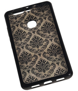 Zwart Brocant TPU back case cover voor Hoesje voor Huawei Honor V8