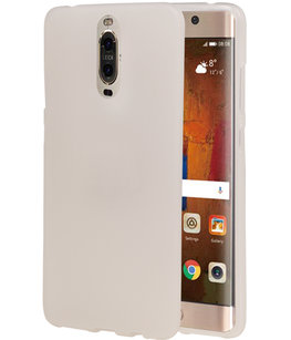 Hoesje voor Huawei Mate 9 Pro TPU back case transparant Wit Hoesje voor Huawei Mate 9 Pro TPU back case transparant Wit