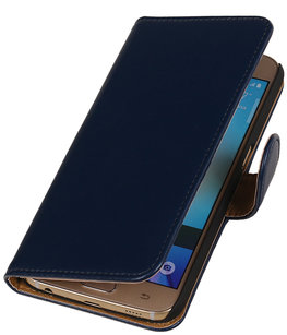 Donker Blauw Leder Look Booktype wallet voor Hoesje voor Apple iPhone 6 / 6s Donker Blauw Leder Look Booktype wallet voor Hoesje voor Apple iPhone 6 / 6s