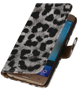 Zilver Luipaard Booktype wallet voor Hoesje voor Apple iPhone 6 Plus / 6s Plus