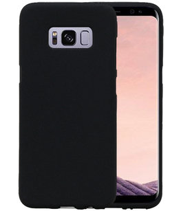 Zwart Zand TPU back case cover voor Hoesje voor Samsung Galaxy S8+ Plus