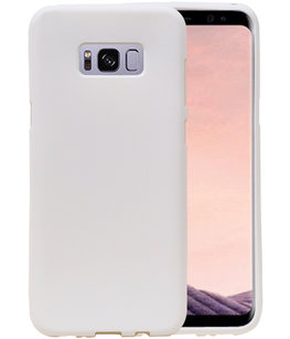 Wit Zand TPU back case cover voor Hoesje voor Samsung Galaxy S8+ Plus