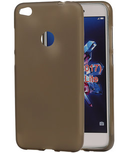 Hoesje voor Huawei P8 Lite 2017 / P9 Lite 2017 TPU back case transparant Grijs Hoesje voor Huawei P8 Lite 2017 / P9 Lite 2017 TPU back case transparant Grijs