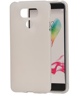 Hoesje voor LG G6 TPU back case transparant Wit Hoesje voor LG G6 TPU back case transparant Wit