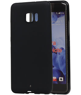 Hoesje voor HTC U Ultra TPU back case Zwart
