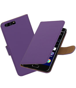 Paars Effen booktype wallet cover Hoesje voor Huawei P10 Paars Effen booktype wallet cover Hoesje voor Huawei P10