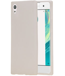 Hoesje voor Sony Xperia XZ Premium TPU back case transparant Wit