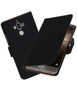 Hoesje voor Huawei Mate 9 Effen booktype Zwart