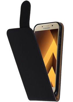 Hoesje voor Samsung Galaxy A5 2016 Effen Classic TPU flip Zwart