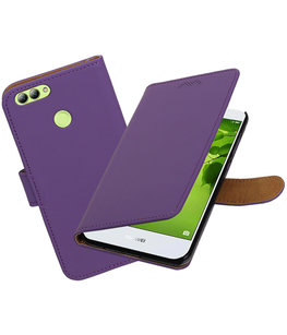 Hoesje voor Huawei nova 2 Effen booktype Paars
