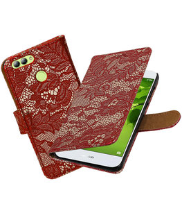 Hoesje voor Huawei nova 2 Lace booktype Rood