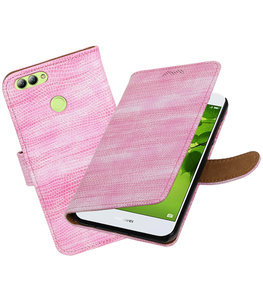 Hoesje voor Huawei nova 2 Mini Slang booktype Roze
