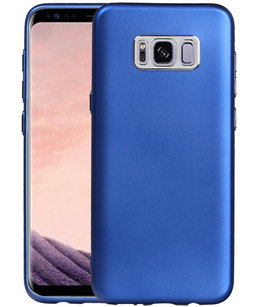 Hoesje voor Samsung Galaxy S8+ Plus Design TPU back case Blauw
