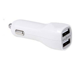 2 USB mini Autolader 2 port 2.1 A Wit 2 USB mini Autolader 2 port 2.1 A Wit