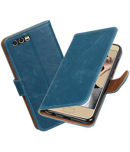 Hoesje voor Huawei Honor 9 Pull-Up booktype Blauw