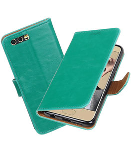 Hoesje voor Huawei Honor 9 Pull-Up booktype Groen