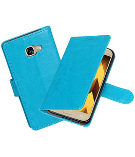 Turquoise Portemonnee booktype Hoesje voor Samsung Galaxy A3 2017 A320