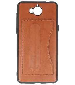 Hoesje voor Huawei Y5 2017 Stand TPU back case Bruin Hoesje voor Huawei Y5 2017 Stand TPU back case Bruin