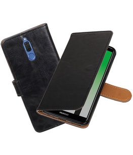 Hoesje voor Huawei Mate 10 Lite Pull-Up booktype zwart