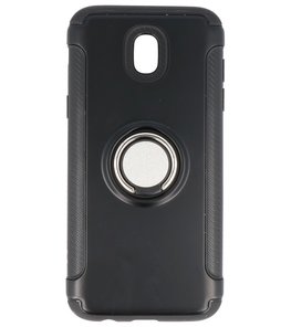 Hoesje voor Samsung Galaxy J5 2017 Pantser TPU met Ringhouder Zwart Hoesje voor Samsung Galaxy J5 2017 Pantser TPU met Ringhouder Zwart