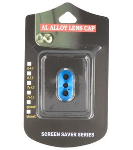 Hoesje voor Apple iPhone X camera lens cover Blauw