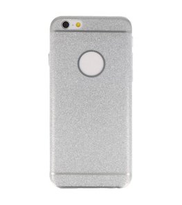 Hoesje voor Apple iPhone 6 / 6s Bling TPU back case Zilver Hoesje voor Apple iPhone 6 / 6s Bling TPU back case Zilver