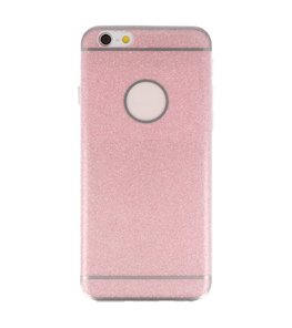 Hoesje voor Apple iPhone 6 / 6s Bling TPU back case Roze Hoesje voor Apple iPhone 6 / 6s Bling TPU back case Roze