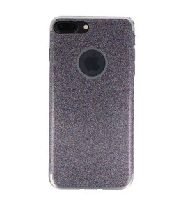 Hoesje voor Apple iPhone 7 / 8 Plus Bling TPU back case Paars