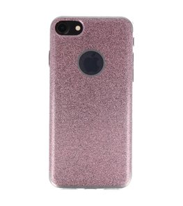 Hoesje voor Apple iPhone 7 / 8 Bling TPU back case Roze Hoesje voor Apple iPhone 7 / 8 Bling TPU back case Roze