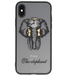 Olifant TPU backcase cover Hoesje voor Apple iPhone X Olifant TPU backcase cover Hoesje voor Apple iPhone X