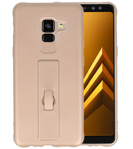 Goud Carbon serie Zacht Case hoesje voor Samsung Galaxy A8 2018 Goud Carbon serie Zacht Case hoesje voor Samsung Galaxy A8 2018
