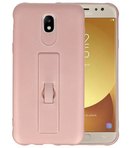 Roze Carbon serie Zacht Case hoesje voor Samsung Galaxy J5 2017 Roze Carbon serie Zacht Case hoesje voor Samsung Galaxy J5 2017