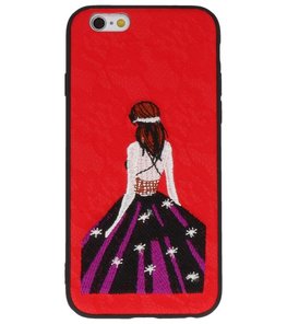 Rood Chinees Borduurwerk TPU back case hoesje voor Apple iPhone 6 / 6s Rood Chinees Borduurwerk TPU back case hoesje voor Apple iPhone 6 / 6s
