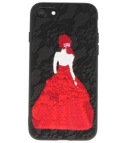 Zwart Chinees Borduurwerk TPU back case hoesje voor Apple iPhone 7 / 8 Zwart Chinees Borduurwerk TPU back case hoesje voor Apple iPhone 7 / 8