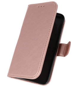Roze booktype wallet case Hoesje voor Samsung Galaxy J3 2018 Roze booktype wallet case Hoesje voor Samsung Galaxy J3 2018