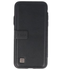 Zwart Back Cover Book Design Hoesje voor iPhone X Zwart Back Cover Book Design Hoesje voor iPhone X