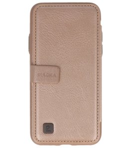 Goud Back Cover Book Design Hoesje voor iPhone X Goud Back Cover Book Design Hoesje voor iPhone X